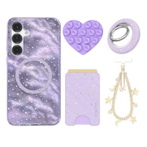 Lilac Celestial Stars Samsung Bundle Set