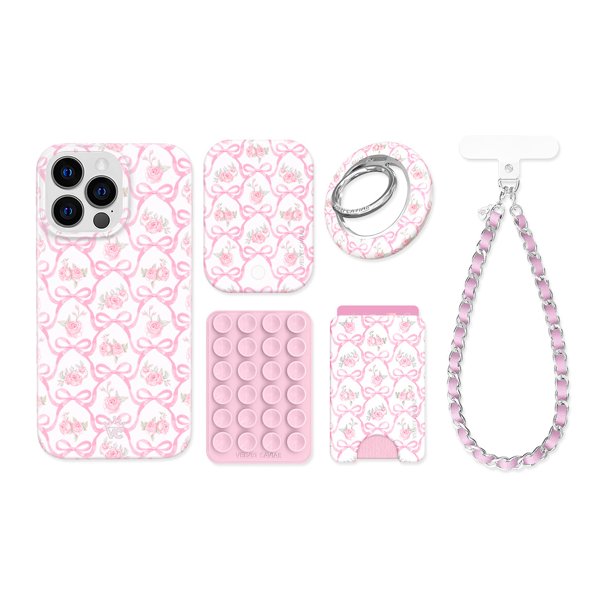 Lovely Pink Bows iPhone Bundle Set - Image 2