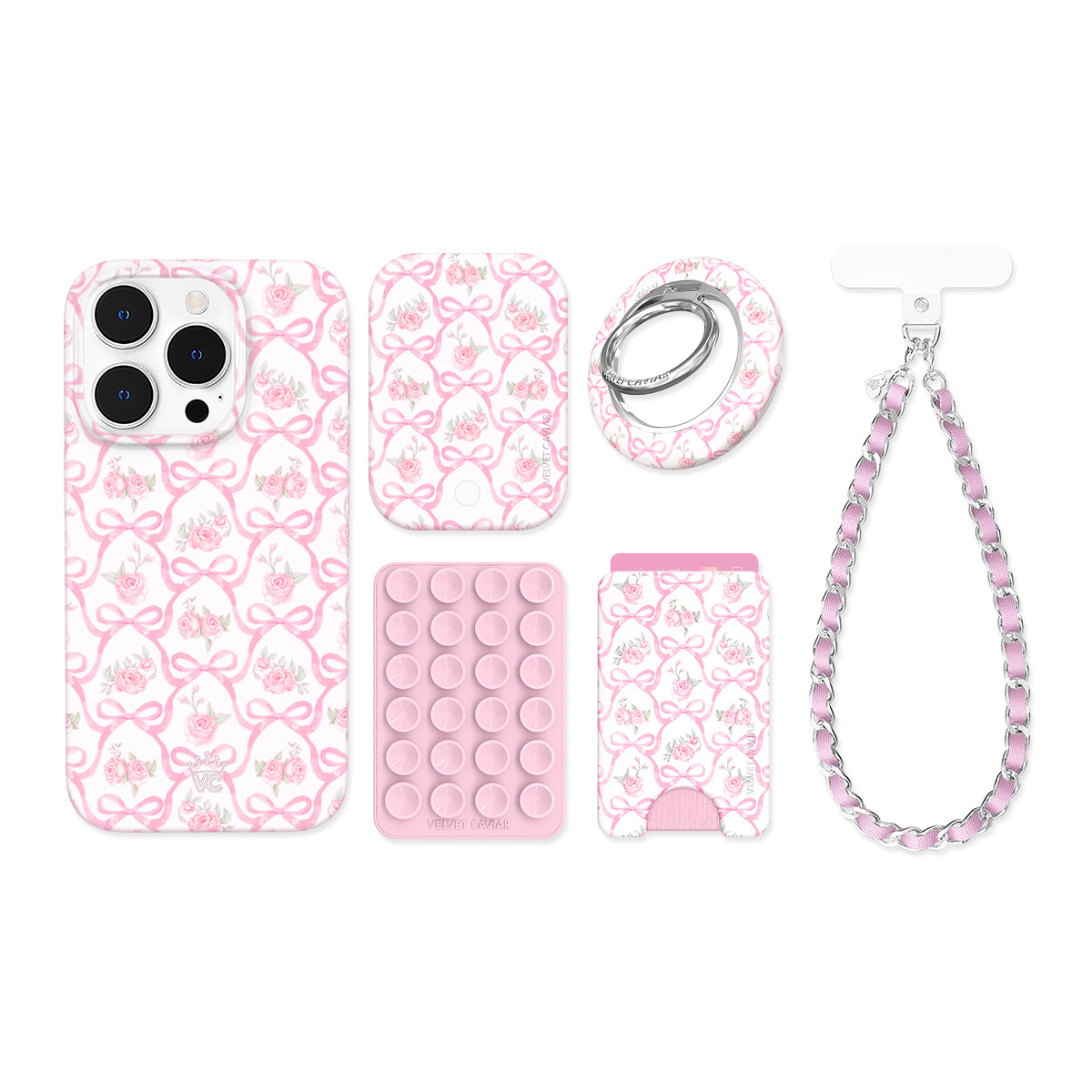 Lovely Pink Bows iPhone Bundle Set - Image 7