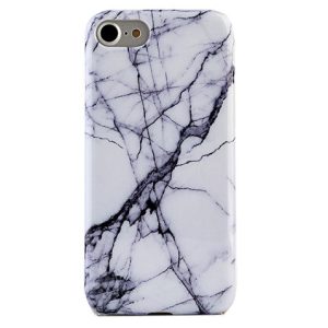 White & Gray Marble iPhone Case