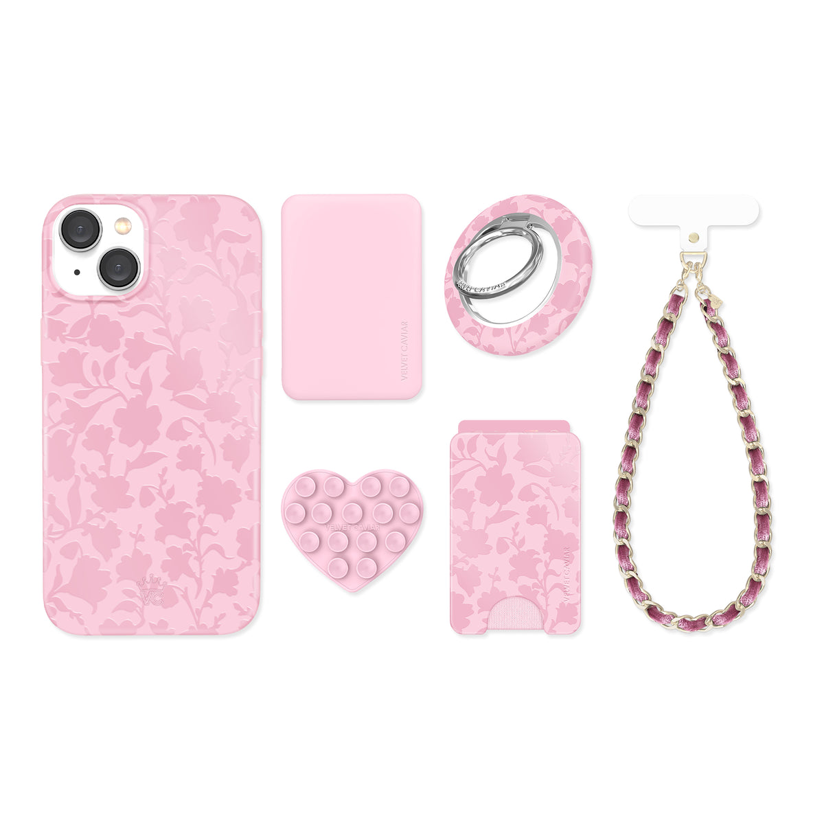 Magical Mauve Floral iPhone Bundle Set - Image 8