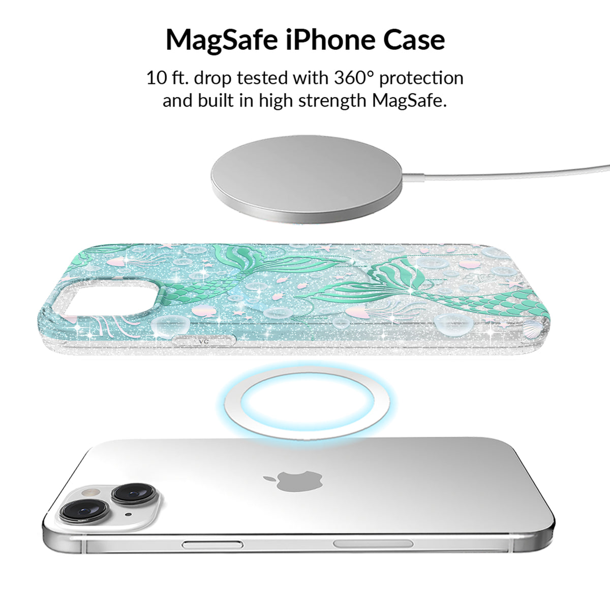 Mermaid Glitter Holo iPhone Bundle Set - Image 2