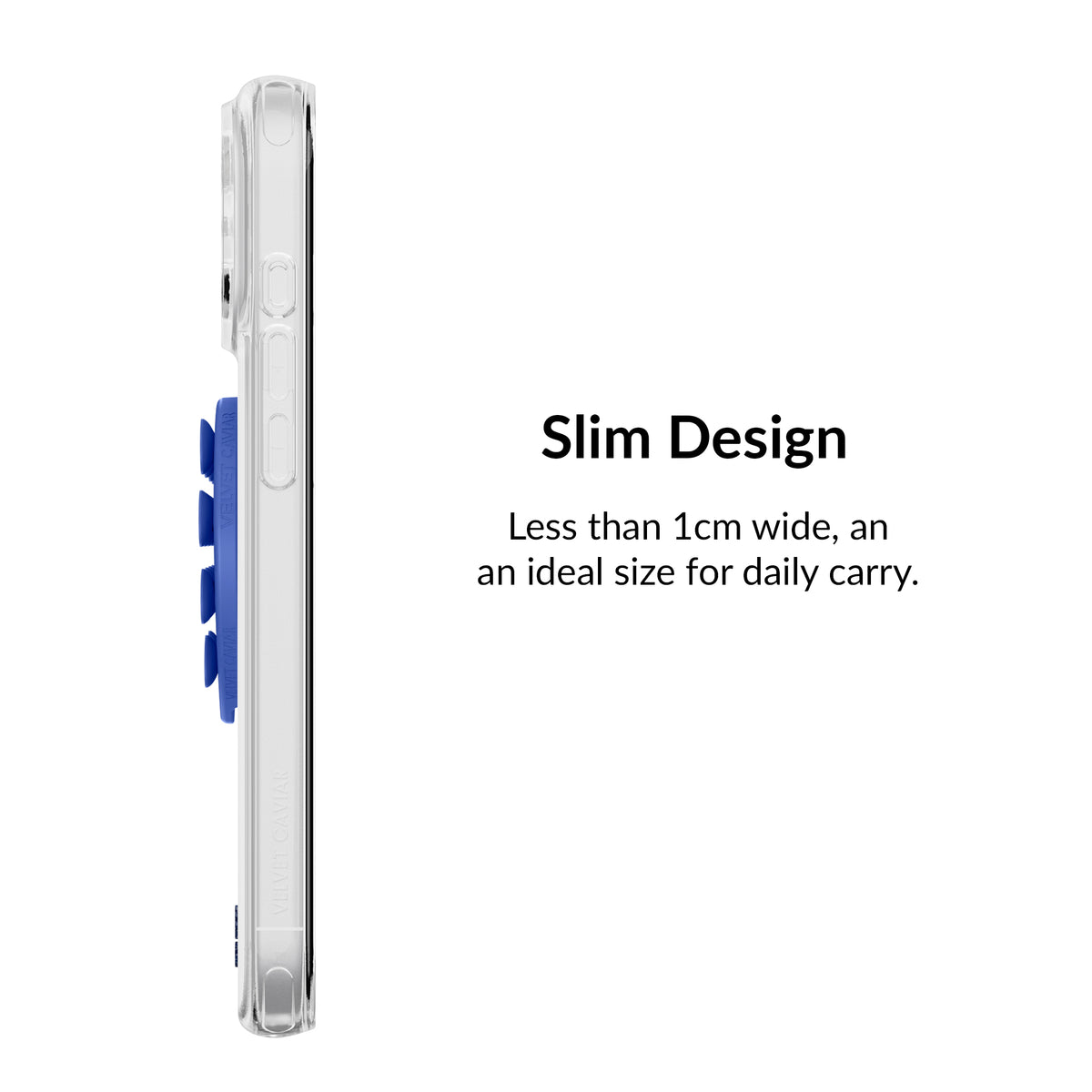 Cobalt Blue Heart MagSafe MightyGrip - Image 5