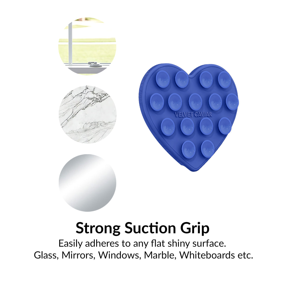 Cobalt Blue Heart MagSafe MightyGrip - Image 6