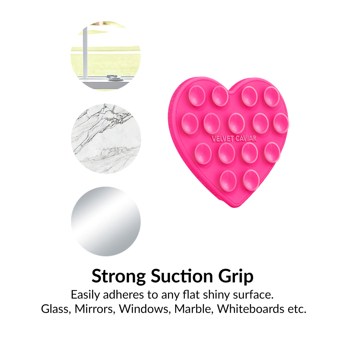 Hot Pink Heart MagSafe MightyGrip - Image 6
