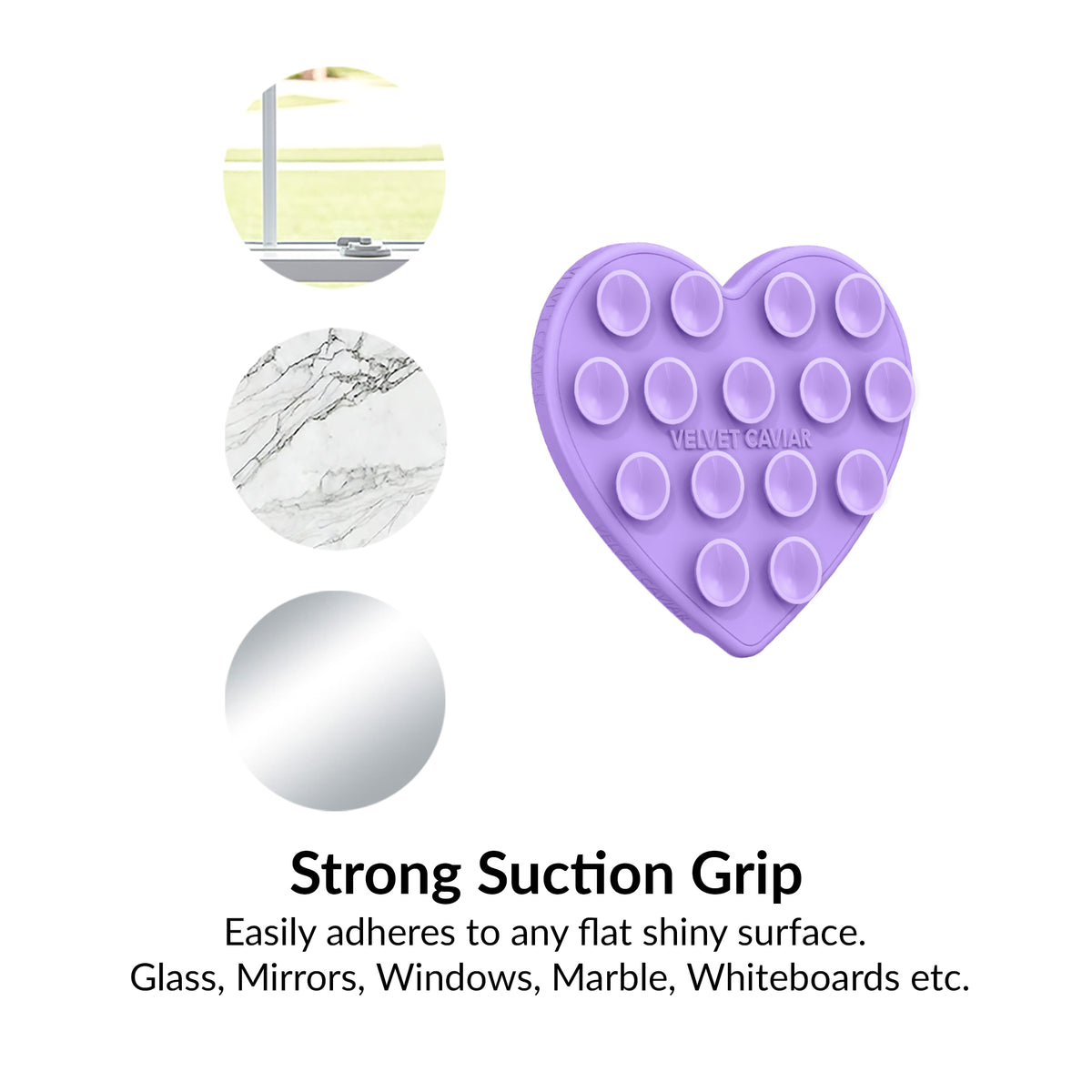 Lilac Gelato Heart MagSafe MightyGrip - Image 6
