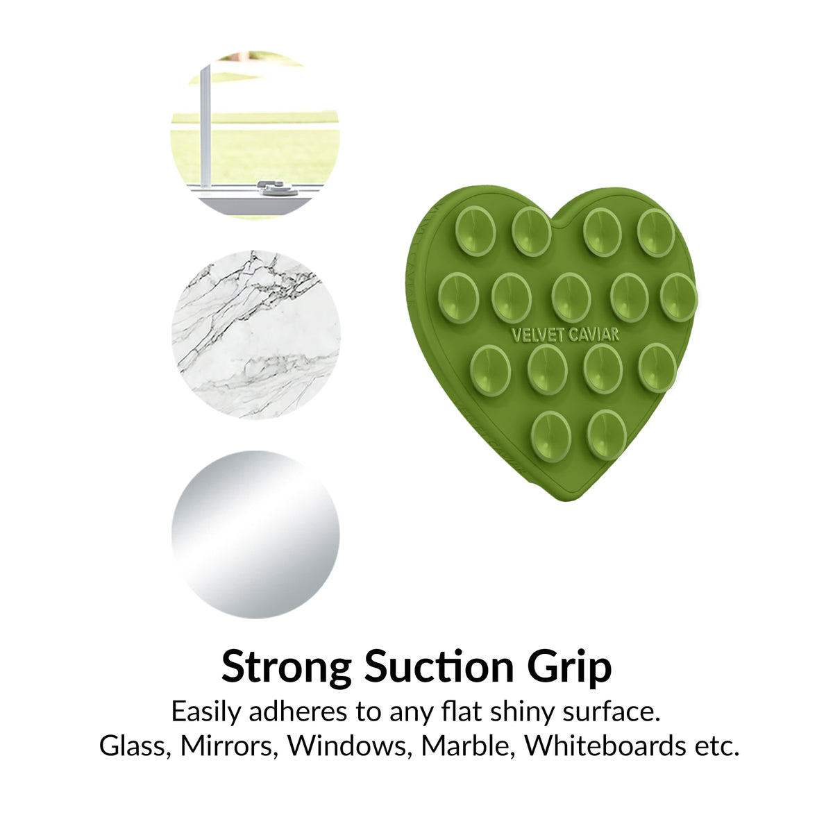 Matcha Green Heart MagSafe MightyGrip - Image 6