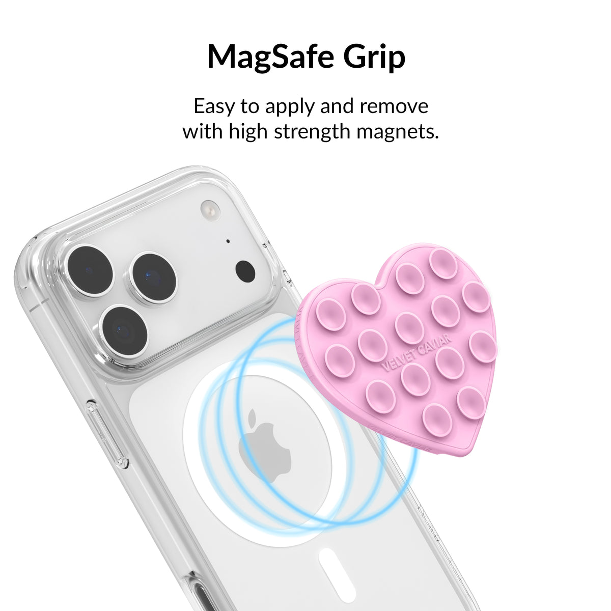 Pink Sugar Heart MagSafe MightyGrip - Image 4