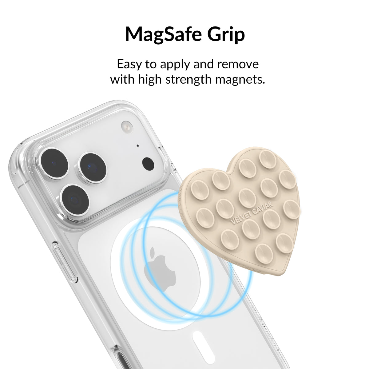 Sand Stone Heart MagSafe MightyGrip - Image 4