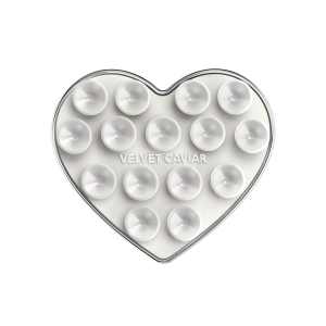 Silver Chrome Heart MagSafe MightyGrip