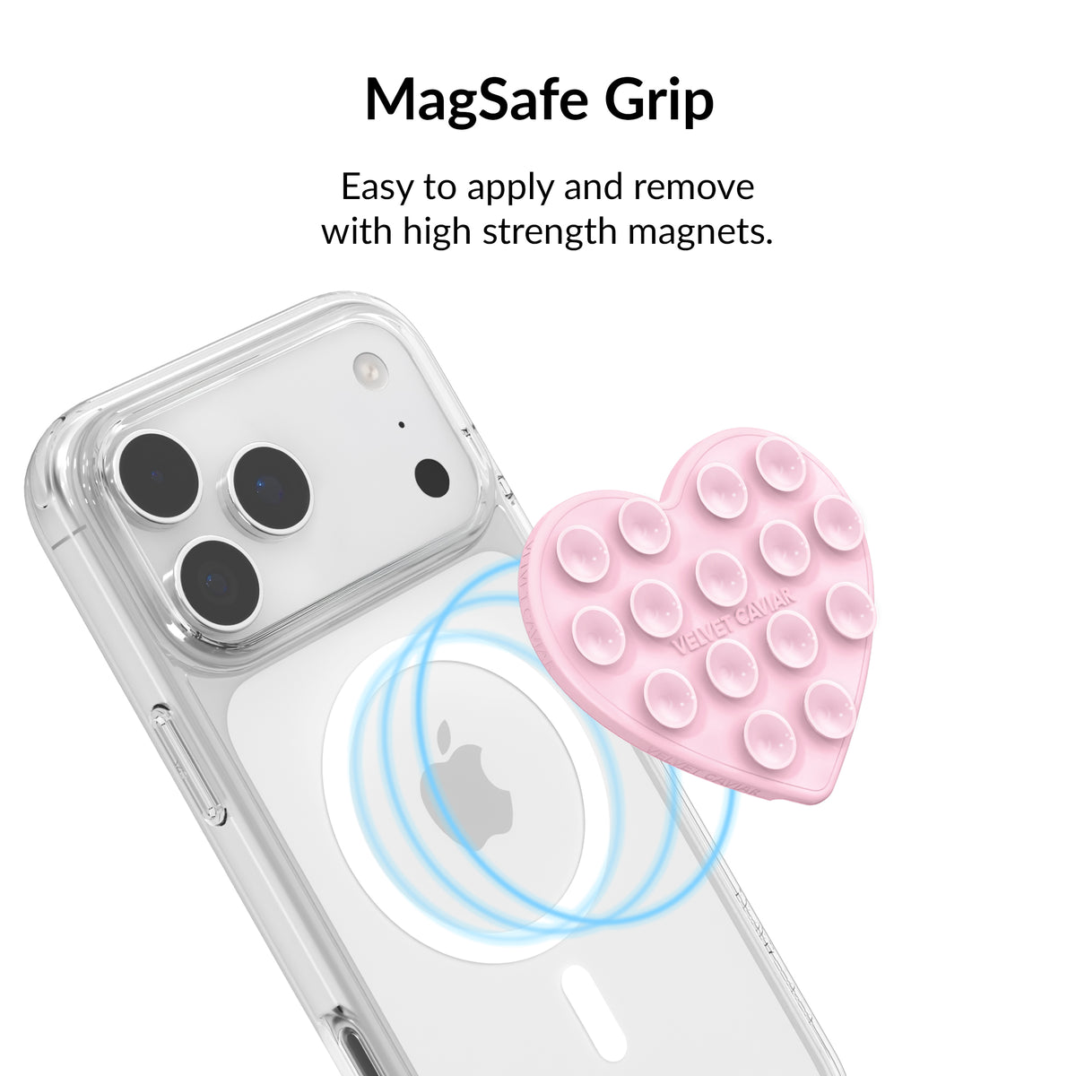Strawberry Milk Jelly Heart MagSafe MightyGrip - Image 4