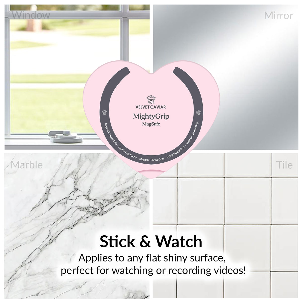 Strawberry Milk Jelly Heart MagSafe MightyGrip - Image 6