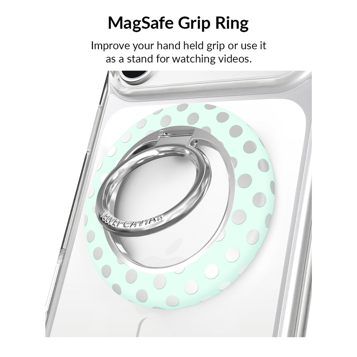Mint Chrome Polka Dot iPhone Bundle Set - Image 3