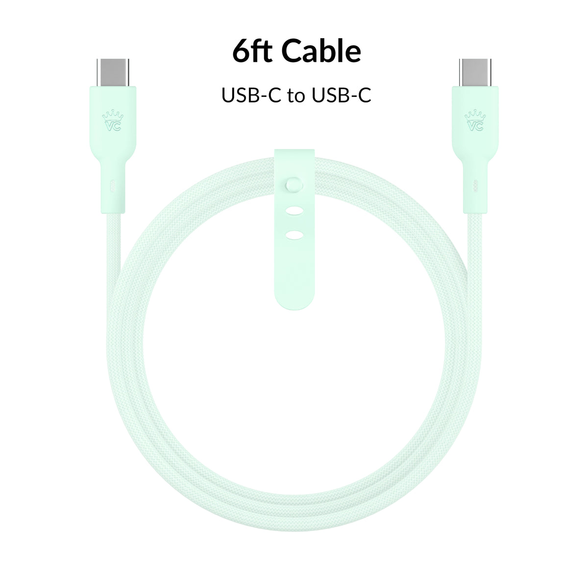 Mint Fast Charging Cable, 6ft USB-C - Image 4