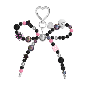 Gothic Bow Bag Charm