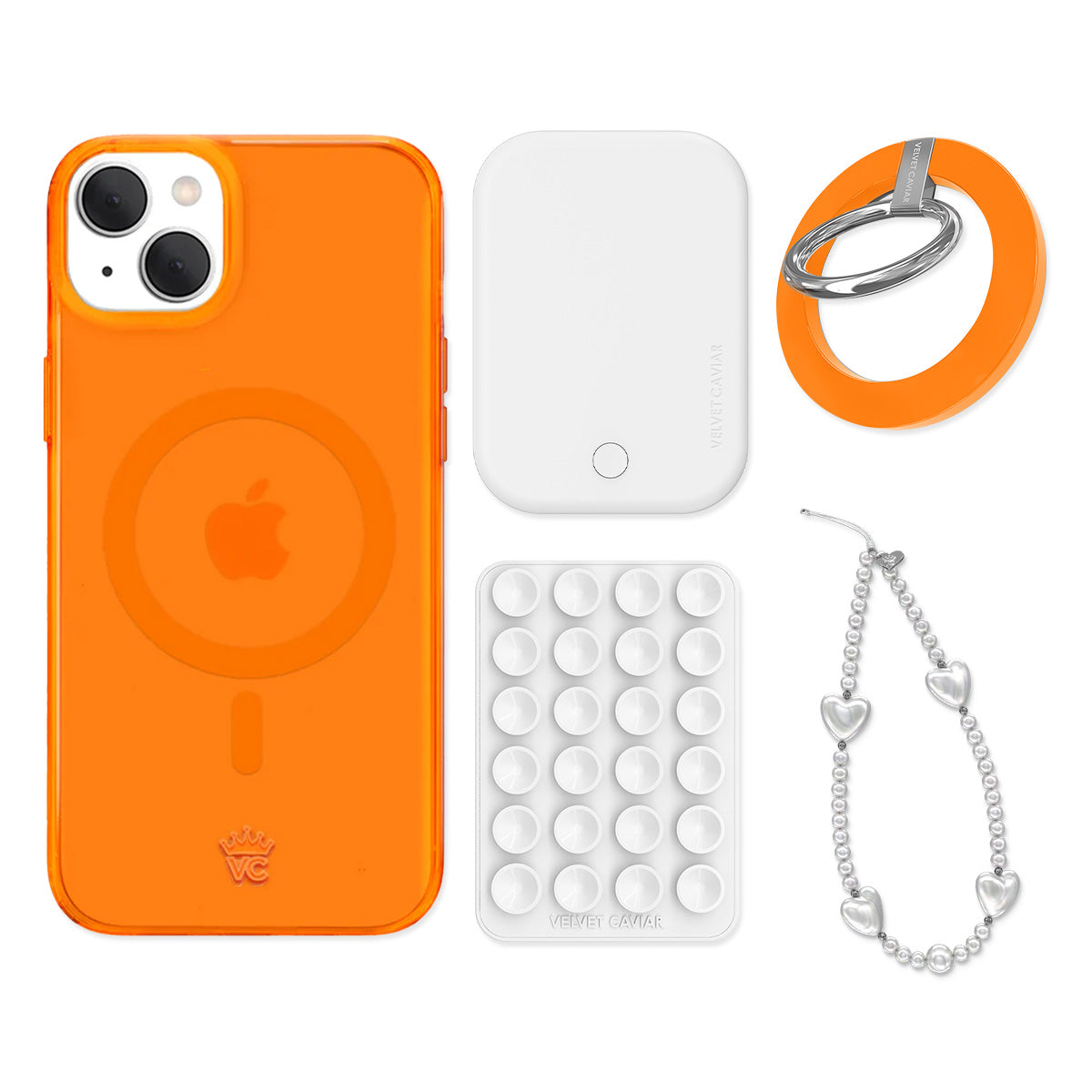Neon Orange iPhone Bundle Set - Grip - Image 5