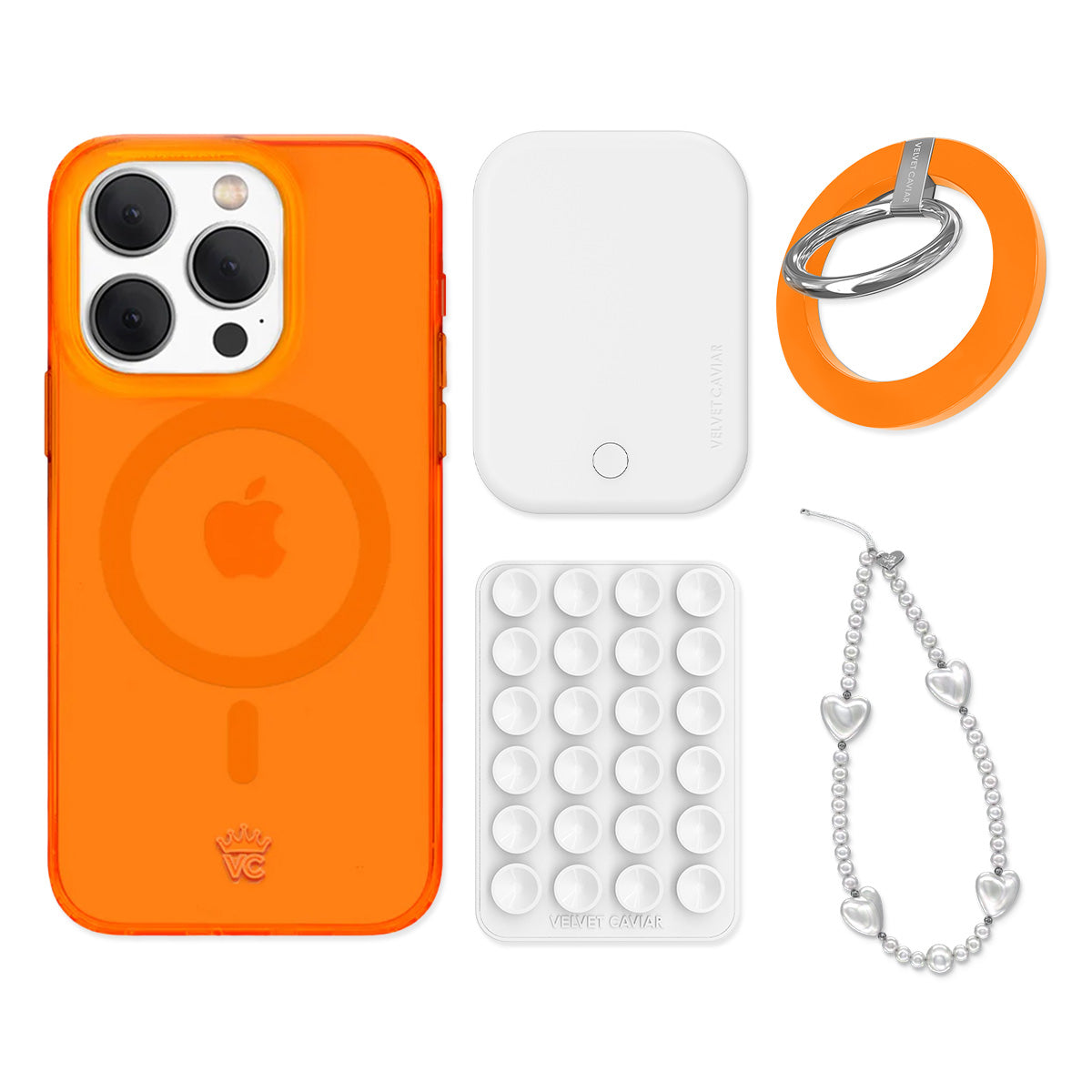 Neon Orange iPhone Bundle Set - Grip - Image 7
