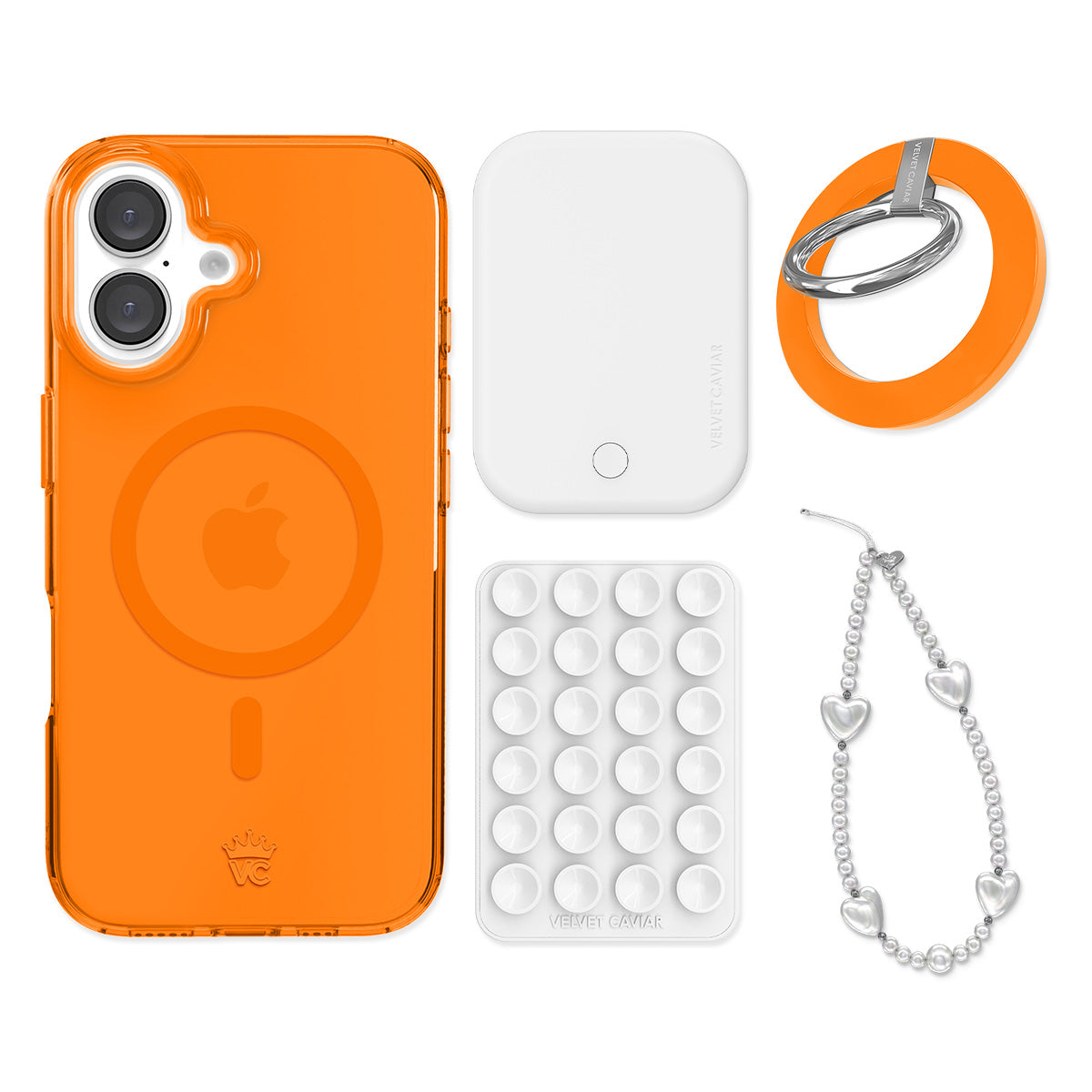 Neon Orange iPhone Bundle Set - Grip - Image 4