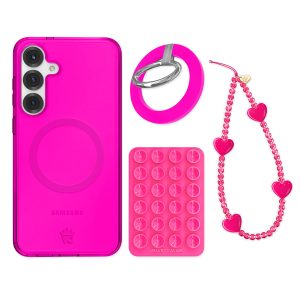 Neon Pink Samsung Bundle Set