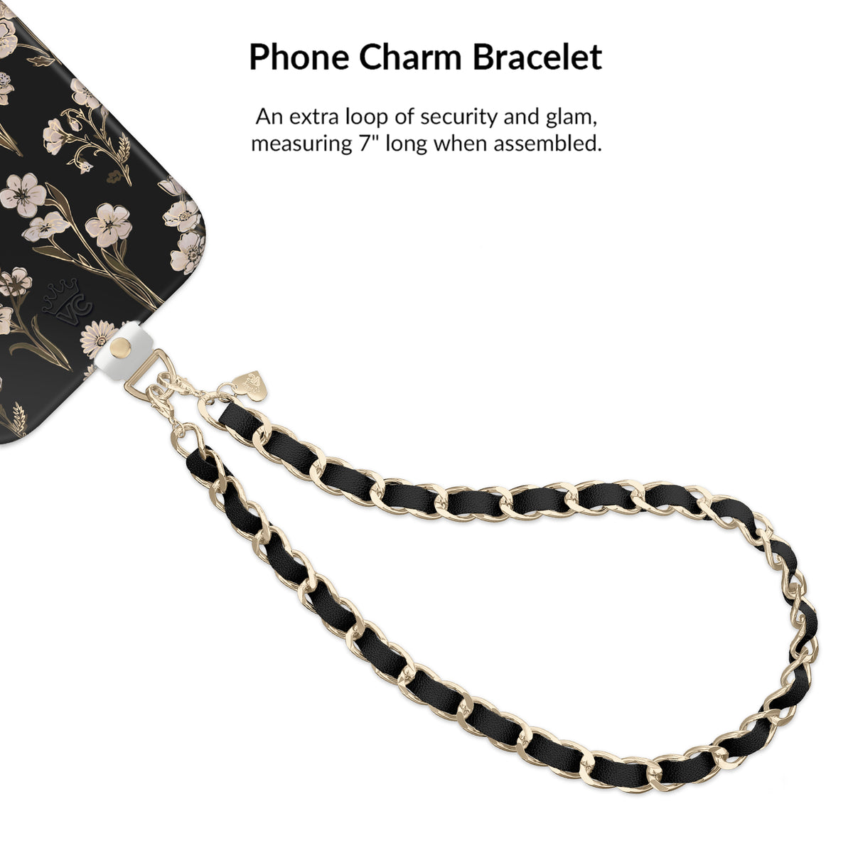 Nightbloom Gold Chrome Floral iPhone Bundle Set - Image 7