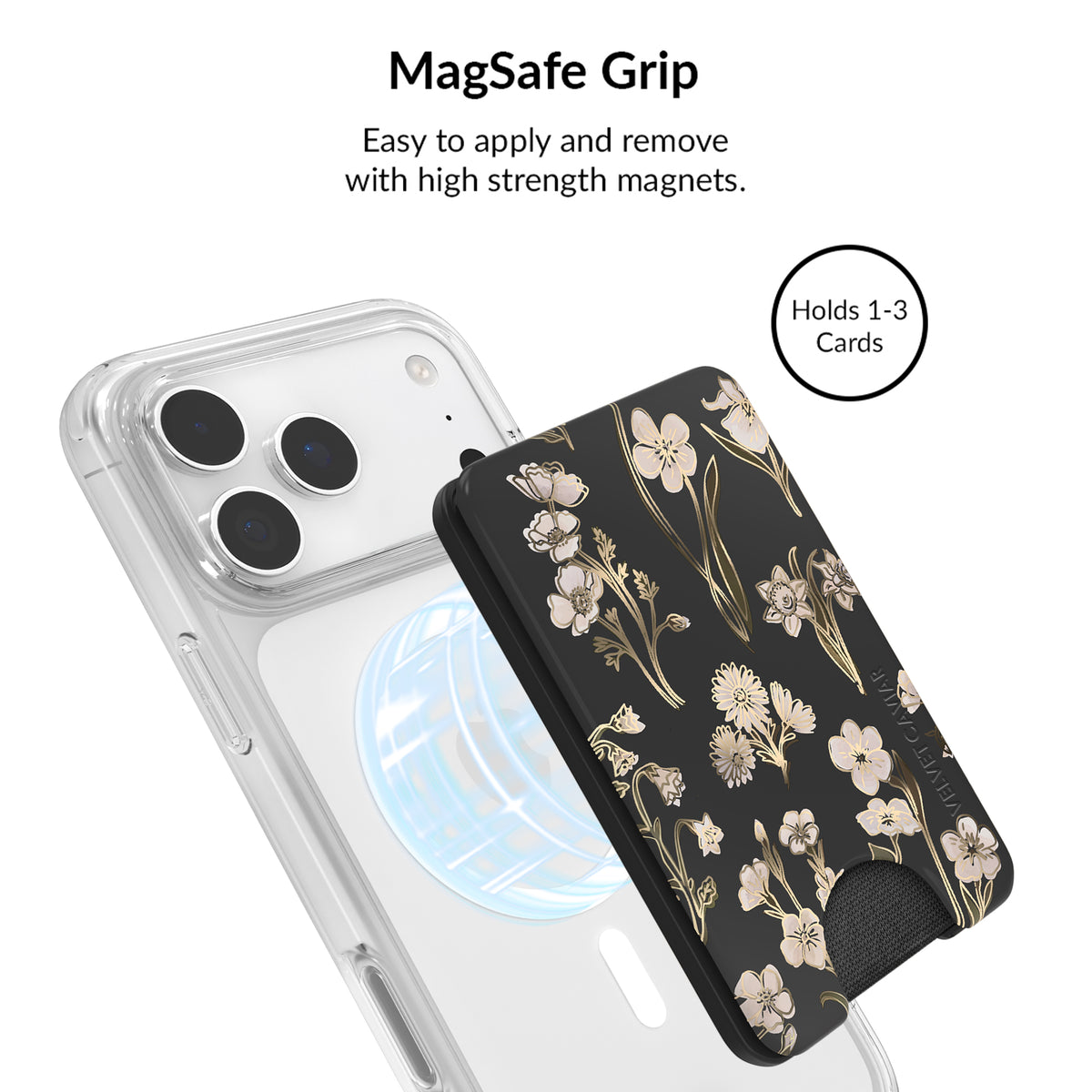 Nightbloom Gold Chrome Floral iPhone Bundle Set - Image 5