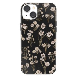 Nightbloom Gold Chrome Floral iPhone Case