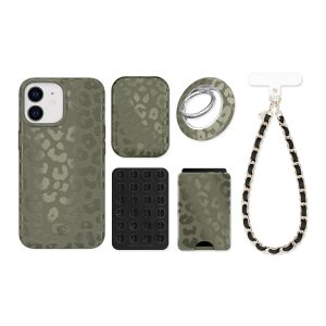 Olive Leopard iPhone Bundle Set
