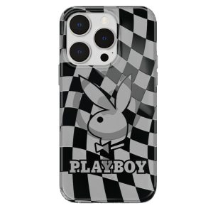 Playboy Checkmate Clear iPhone Case