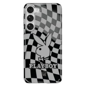 Playboy Checkmate Clear Samsung Case