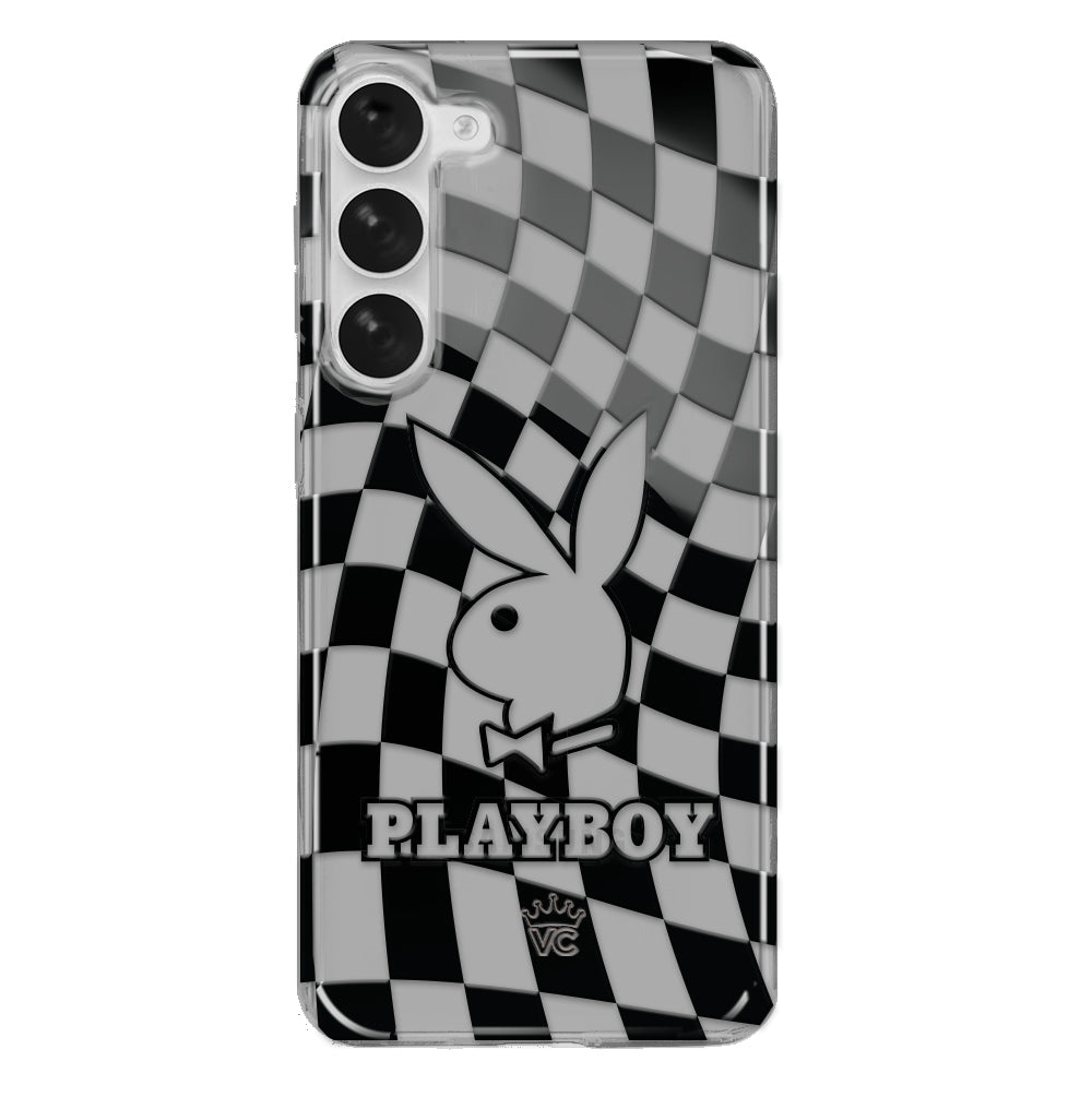 Playboy Checkmate Clear Samsung Case