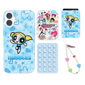 The Powerpuff Girls Bubbles iPhone Bundle Set - Wallet