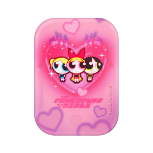 The Powerpuff Girls Airbrush Hearts Portable MagSafe Charger Power Pack
