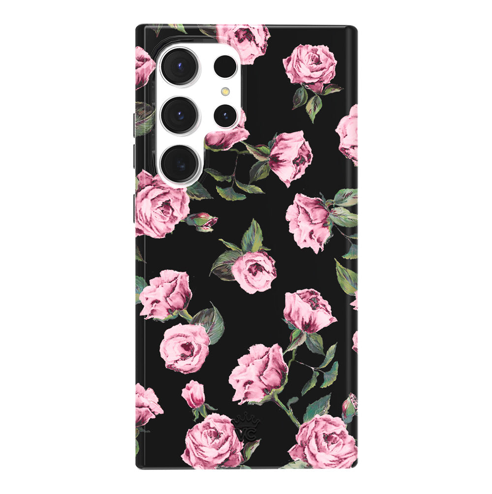 Pink Rose Floral Samsung Case - Image 3