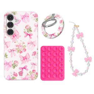 Posie Pink Bow Samsung Bundle Set