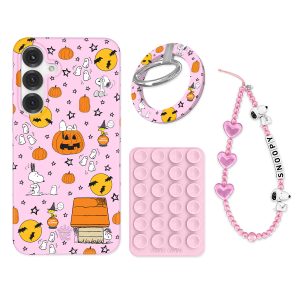 Snoopy Pink Pumpkins Samsung Bundle Set