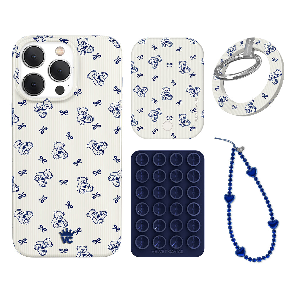 Preppy Teddy iPhone Bundle Set - Grip - Image 8
