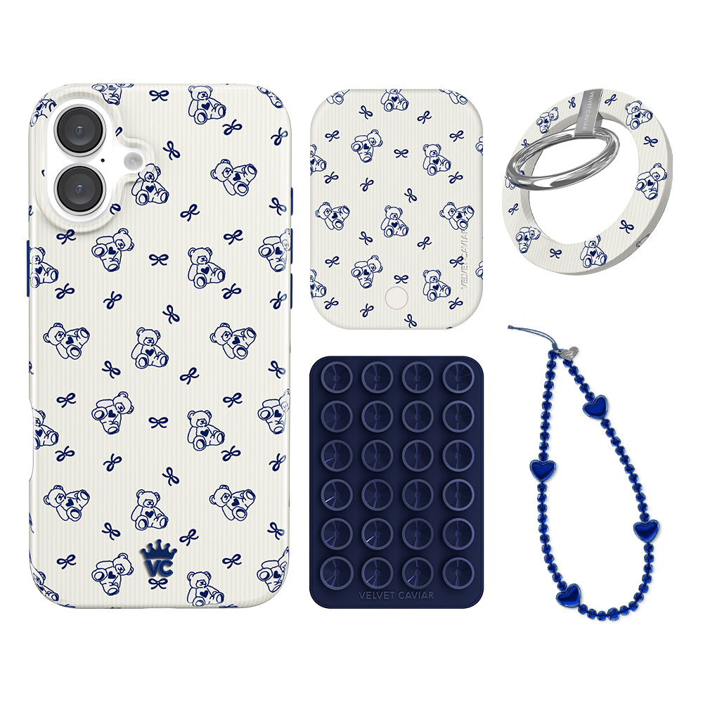 Preppy Teddy iPhone Bundle Set - Grip - Image 2