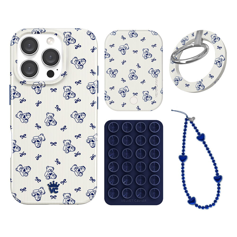 Preppy Teddy iPhone Bundle Set - Grip - Image 3