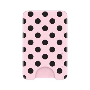 Princess Pink Polka Dot MagSafe Wallet