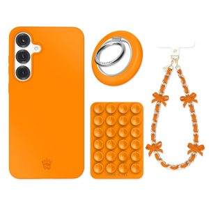 Pumpkin Spice Orange Samsung Bundle Set
