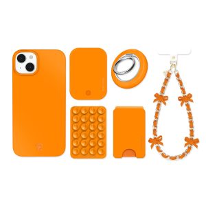 Pumpkin Spice Orange iPhone Bundle Set