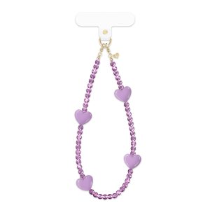 Purple Heart Phone Charm