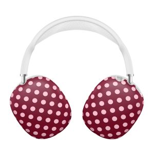Raspberry Polka Dots AirPod Max Case