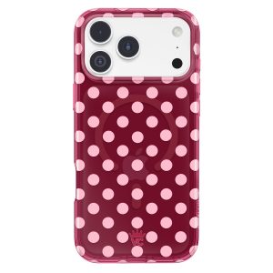 Raspberry Polka Dot iPhone Case