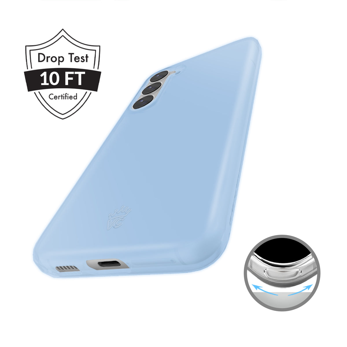 Glacier Blue Jelly Samsung Case - Image 2