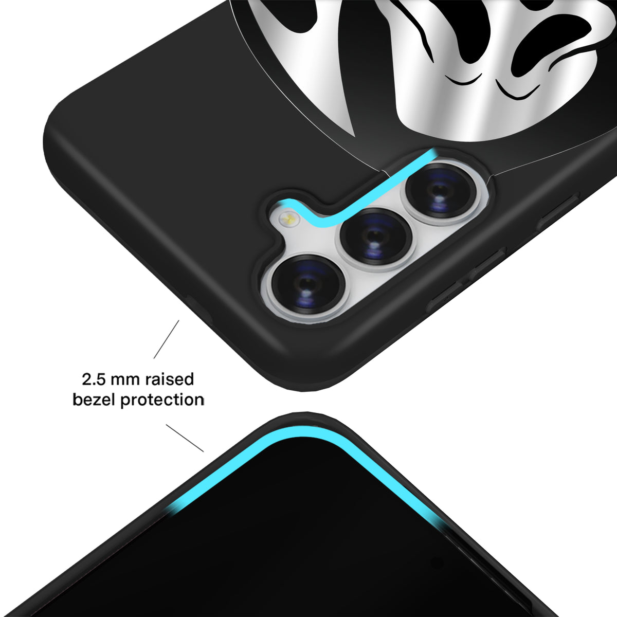 Ghost Face Killer Chrome Samsung Case - Image 3