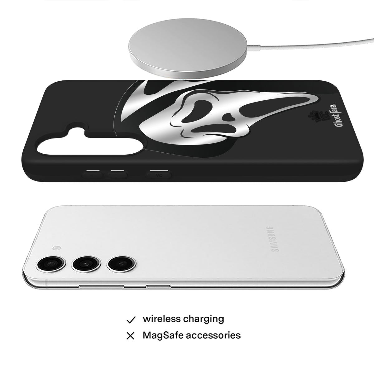 Ghost Face Killer Chrome Samsung Case - Image 4