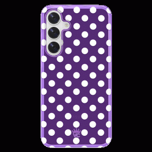 Violet Glow Polka Dot Samsung Case