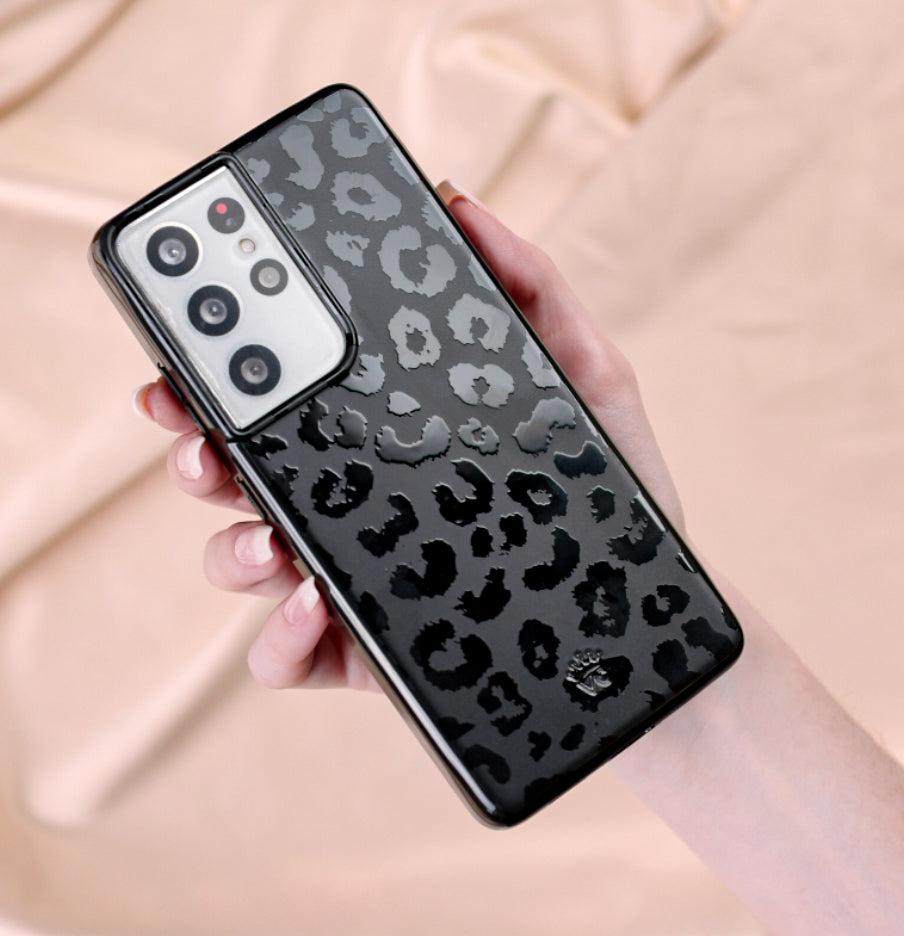 Black Leopard Samsung Case - Image 8