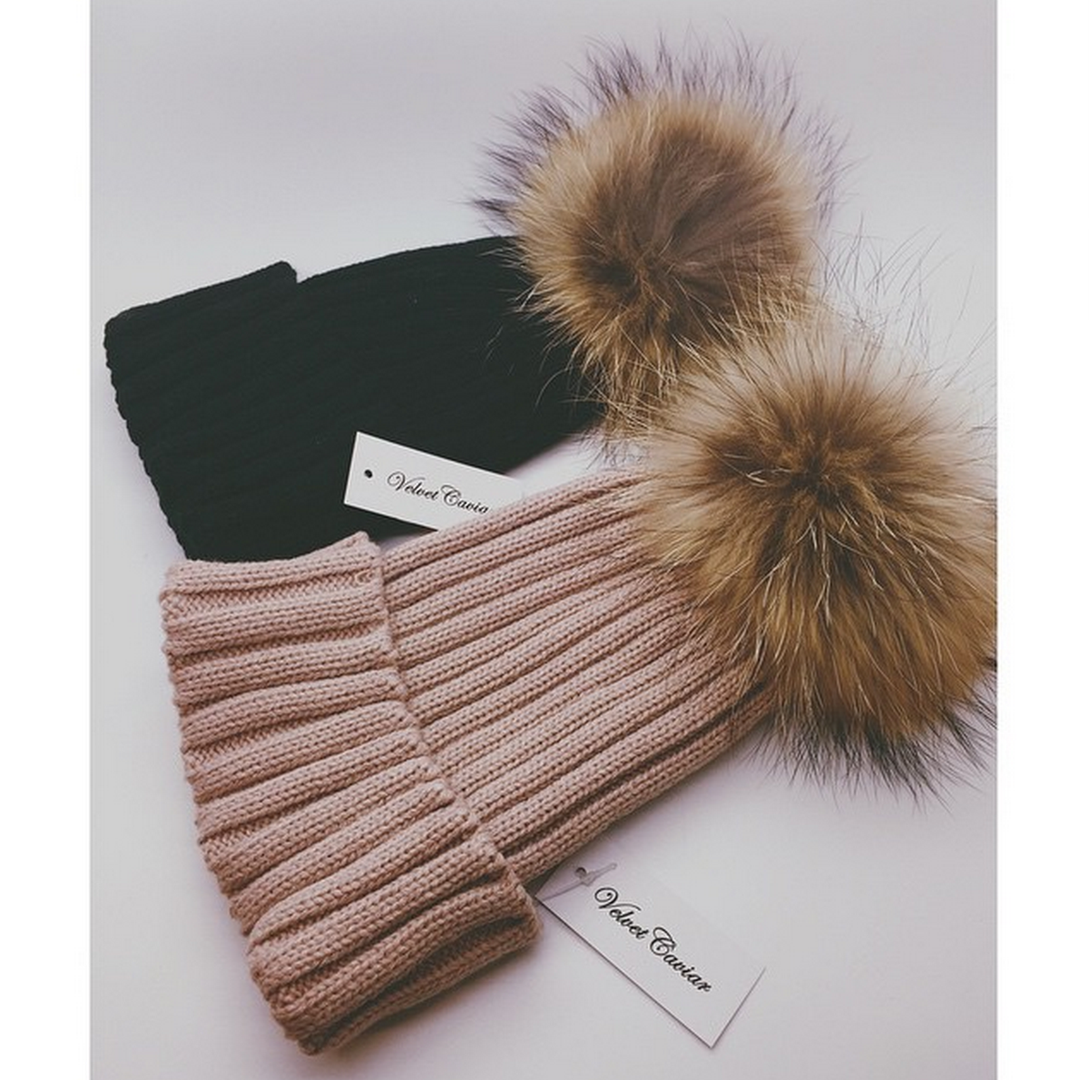 LUX FUR POM BEANIE MORE COLORS+ - Image 3